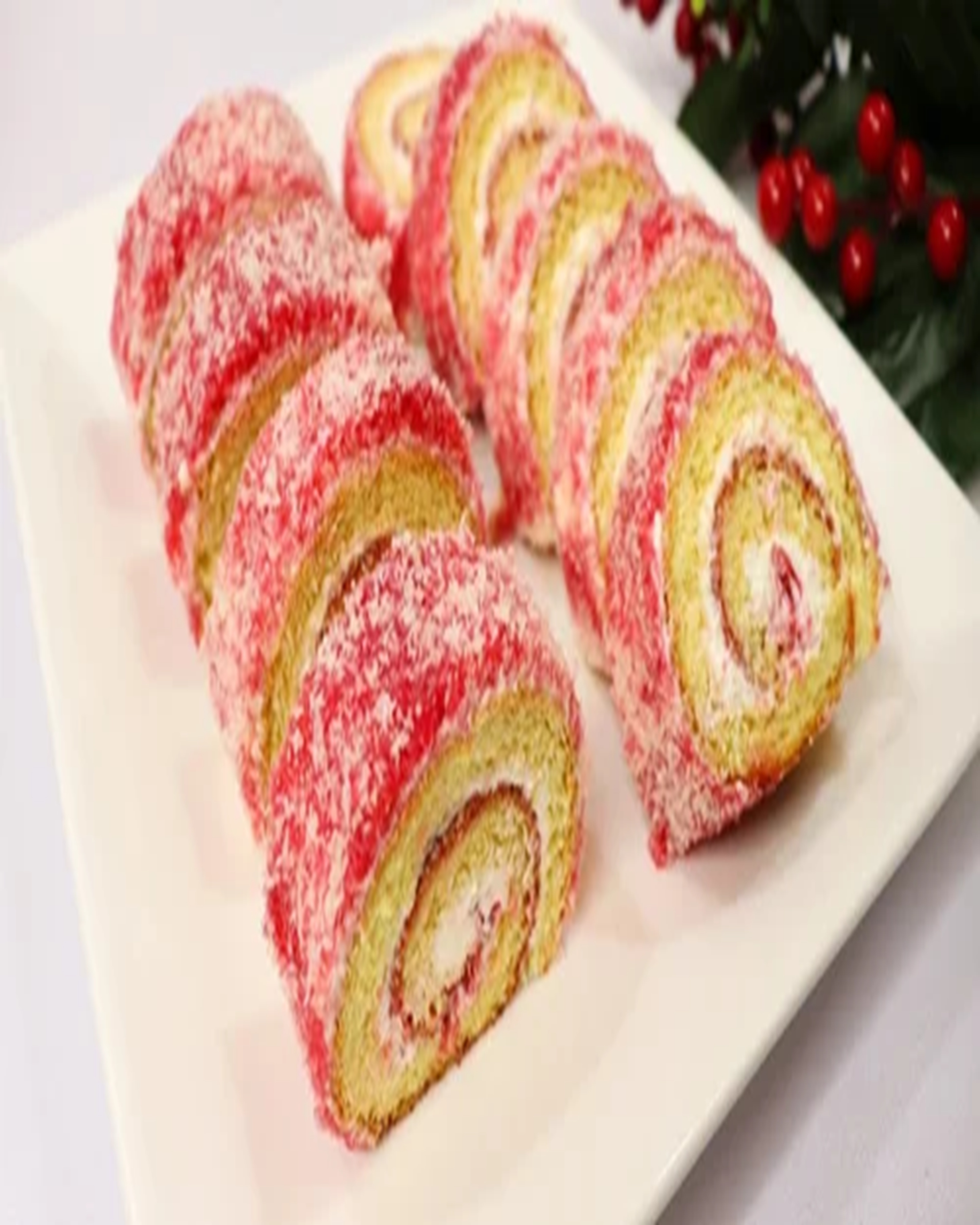 Jam Roll Cake